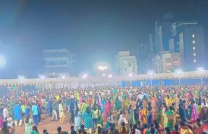 चंद्रभागा कॉर्नरला नवरात्र उत्सव ठरत आहे नागरिकांचे आकर्षण,दिपक भोंडवे च्या माध्यमातुन उत्कृष्ट उपक्रम