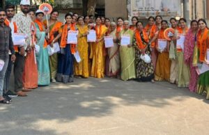 मशाल च्या प्रचारफेरित महिला कार्यकर्त्यांचा उत्स्फूर्तपणे सहभाग