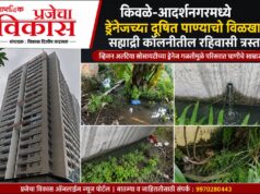 व्हिजन अल्टिया सोसायटीच्या ड्रेनेज गळतीमुळे परिसरात घाणीचे साम्राज्य; मनपाकडे तातडीच्या कारवाईची मागणी